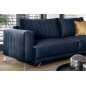 Canapé 3/4 places convertible et espace de rangement - bleu - en tissu de qualité luxe, ELSA Canapé 3/4 places convertible et espace de rangement - bleu - en tissu de qualité luxe, ELSA