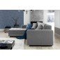 - Canapé d'angle convertible en tissu de qualité, gris, 5/6 places, angle gauche (vu de face) - SOHO - Canapé d'angle convertible en tissu de qualité, gris, 5/6 places, angle gauche (vu de face) - SOHO