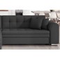 Canapé d'angle convertible - SOHO - en tissu de qualité, gris foncé, 5/6 places, angle gauche (vu de face) Canapé d'angle convertible - SOHO - en tissu de qualité, gris foncé, 5/6 places, angle gauche (vu de face)