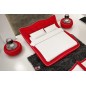 Lit en cuir italien de luxe LUXEN, rouge, 140x190 Lit en cuir italien de luxe LUXEN, rouge, 140x190