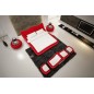 Lit en cuir italien de luxe LUXEN, rouge, 180x200 Lit en cuir italien de luxe LUXEN, rouge, 180x200