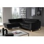 1er paiement de la commande/ canapé d'angle en tissu luxe 5 places, ashley, noir, angle gauche (vu de face), 6x sans frais, tota 1er paiement de la commande/ canapé d'angle en tissu luxe 5 places, ashley, noir, angle gauche (vu de face), 6x sans frais, tota