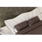 Lit en cuir italien de luxe LUXEN, blanc, 160x200 Lit en cuir italien de luxe LUXEN, blanc, 160x200