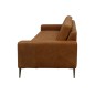 Canapé 2 places en 100% TOUT cuir italien de prestige, SPIRIT, marron cognac Canapé 2 places en 100% TOUT cuir italien de prestige, SPIRIT, marron cognac