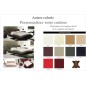 Lit en cuir italien de luxe LUXEN, personnalisé, 140x190 Lit en cuir italien de luxe LUXEN, personnalisé, 140x190