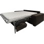 Canapé 3 places convertible en 100% tout cuir italien de luxe, chocolat, CLARK Canapé 3 places convertible en 100% tout cuir italien de luxe, chocolat, CLARK