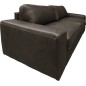 Canapé 3 places convertible en 100% tout cuir italien de luxe, chocolat, CLARK Canapé 3 places convertible en 100% tout cuir italien de luxe, chocolat, CLARK