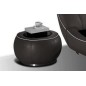 Chevet de qualité supérieure LUXEN, noir Chevet de qualité supérieure LUXEN, noir