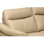 Canapé 2 places avec 2 relax en cuir luxe italien, LOUIS, 2 relax électriques, beige Canapé 2 places avec 2 relax en cuir luxe italien, LOUIS, 2 relax électriques, beige