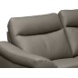 Canapé 2 places avec 2 relax en cuir luxe italien, LOUIS, 2 relax électriques, gris foncé Canapé 2 places avec 2 relax en cuir luxe italien, LOUIS, 2 relax électriques, gris foncé