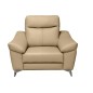 Fauteuil 1 place avec 1 relax, en cuir luxe italien, LOUIS, 1 relax électrique, beige Fauteuil 1 place avec 1 relax, en cuir luxe italien, LOUIS, 1 relax électrique, beige