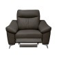 Fauteuil 1 place avec 1 relax, en cuir luxe italien, LOUIS, 1 relax électrique, chocolat Fauteuil 1 place avec 1 relax, en cuir luxe italien, LOUIS, 1 relax électrique, chocolat