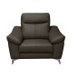 Fauteuil 1 place avec 1 relax, en cuir luxe italien, LOUIS, 1 relax électrique, chocolat Fauteuil 1 place avec 1 relax, en cuir luxe italien, LOUIS, 1 relax électrique, chocolat