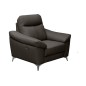 Fauteuil 1 place avec 1 relax, en cuir luxe italien, LOUIS, 1 relax électrique, chocolat Fauteuil 1 place avec 1 relax, en cuir luxe italien, LOUIS, 1 relax électrique, chocolat