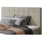Lit double en tissu velours de qualité luxe, AUDE, beige, 180x200 Lit double en tissu velours de qualité luxe, AUDE, beige, 180x200