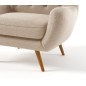 Canapé 3 places en tissu de qualité ZEST, beige Canapé 3 places en tissu de qualité ZEST, beige