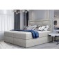 Ensemble boxspring complet tête de lit + sommiers + matelas + surmatelas VISTA de VENESETTI - tissu luxe gris - 160 x 200 cm, 16 Ensemble boxspring complet tête de lit + sommiers + matelas + surmatelas VISTA de VENESETTI - tissu luxe gris - 160 x 200 cm, 16
