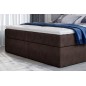 Ensemble boxspring complet tête de lit + sommiers + matelas + surmatelas VISTA VELOURS de VENESETTI - tissu velours luxe chocola Ensemble boxspring complet tête de lit + sommiers + matelas + surmatelas VISTA VELOURS de VENESETTI - tissu velours luxe chocola
