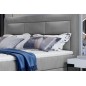 Ensemble boxspring complet tête de lit + sommiers + matelas + surmatelas VISTA VELOURS de VENESETTI - tissu velours luxe gris - Ensemble boxspring complet tête de lit + sommiers + matelas + surmatelas VISTA VELOURS de VENESETTI - tissu velours luxe gris -