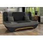 Canapé 3 places convertible et espace de rangement - bicolore anthracite / gris clair - en tissu de qualité, EWIN Canapé 3 places convertible et espace de rangement - bicolore anthracite / gris clair - en tissu de qualité, EWIN
