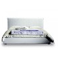 Lit en cuir italien de luxe ORPHEE, blanc, 180x200 Lit en cuir italien de luxe ORPHEE, blanc, 180x200
