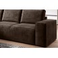 Canapé d'angle convertible - SIDNEY VELOURS - en tissu Luxe - 5/6 places, chocolat, angle gauche (vu de face) Canapé d'angle convertible - SIDNEY VELOURS - en tissu Luxe - 5/6 places, chocolat, angle gauche (vu de face)