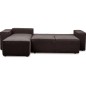 Canapé d'angle convertible - SIDNEY VELOURS - en tissu Luxe - 5/6 places, chocolat, angle gauche (vu de face) Canapé d'angle convertible - SIDNEY VELOURS - en tissu Luxe - 5/6 places, chocolat, angle gauche (vu de face)