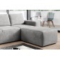 Canapé d'angle convertible - SIDNEY VELOURS - en tissu Luxe - 5/6 places, gris clair, angle droit (vu de face) Canapé d'angle convertible - SIDNEY VELOURS - en tissu Luxe - 5/6 places, gris clair, angle droit (vu de face)
