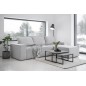 Canapé d'angle convertible - SIDNEY VELOURS - en tissu Luxe - 5/6 places, gris clair, angle droit (vu de face) Canapé d'angle convertible - SIDNEY VELOURS - en tissu Luxe - 5/6 places, gris clair, angle droit (vu de face)