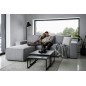 Canapé d'angle convertible - SIDNEY VELOURS - en tissu Luxe - 5/6 places, gris foncé, angle gauche (vu de face) Canapé d'angle convertible - SIDNEY VELOURS - en tissu Luxe - 5/6 places, gris foncé, angle gauche (vu de face)