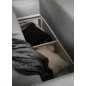 Canapé d'angle convertible - SIDNEY VELOURS - en tissu Luxe - 5/6 places, gris foncé, angle gauche (vu de face) Canapé d'angle convertible - SIDNEY VELOURS - en tissu Luxe - 5/6 places, gris foncé, angle gauche (vu de face)