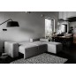 Canapé d'angle convertible - SIDNEY VELOURS - en tissu Luxe - 5/6 places, gris foncé, angle droit (vu de face)