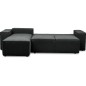 Canapé d'angle convertible - SIDNEY VELOURS - en tissu Luxe - 5/6 places, anthracite, angle gauche (vu de face) Canapé d'angle convertible - SIDNEY VELOURS - en tissu Luxe - 5/6 places, anthracite, angle gauche (vu de face)