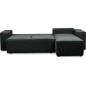 Canapé d'angle convertible - SIDNEY VELOURS - en tissu Luxe - 5/6 places, anthracite, angle droit (vu de face) Canapé d'angle convertible - SIDNEY VELOURS - en tissu Luxe - 5/6 places, anthracite, angle droit (vu de face)