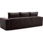Canapé d'angle convertible - SIDNEY VELOURS - en tissu Luxe - 5/6 places, chocolat, angle droit (vu de face) Canapé d'angle convertible - SIDNEY VELOURS - en tissu Luxe - 5/6 places, chocolat, angle droit (vu de face)