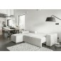 - Canapé d'angle convertible - SIDNEY VELOURS - en tissu Luxe, 5/6 places, blanc cassé, angle gauche (vu de face) - Canapé d'angle convertible - SIDNEY VELOURS - en tissu Luxe, 5/6 places, blanc cassé, angle gauche (vu de face)