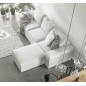 Canapé d'angle convertible - SIDNEY VELOURS - en tissu Luxe - 5/6 places, blanc cassé, angle droit (vu de face) Canapé d'angle convertible - SIDNEY VELOURS - en tissu Luxe - 5/6 places, blanc cassé, angle droit (vu de face)