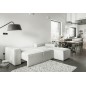 Canapé d'angle convertible - SIDNEY VELOURS - en tissu Luxe - 5/6 places, blanc cassé, angle droit (vu de face) Canapé d'angle convertible - SIDNEY VELOURS - en tissu Luxe - 5/6 places, blanc cassé, angle droit (vu de face)