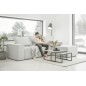 Canapé d'angle convertible - SIDNEY VELOURS - en tissu Luxe - 5/6 places, blanc cassé, angle droit (vu de face) Canapé d'angle convertible - SIDNEY VELOURS - en tissu Luxe - 5/6 places, blanc cassé, angle droit (vu de face)