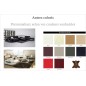 Canapé d'angle en cuir italien 8 places NORDIK, personnalisé, angle droit Canapé d'angle en cuir italien 8 places NORDIK, personnalisé, angle droit