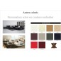 Canapé d'angle en cuir italien 8 places NORDIK, personnalisé, angle gauche Canapé d'angle en cuir italien 8 places NORDIK, personnalisé, angle gauche