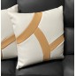 Coussin en cuir luxe