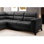 Canapé d'angle convertible - CASTA VELOURS - en tissu Luxe, anthracite, 5/6 places, angle gauche (vu de face) Canapé d'angle convertible - CASTA VELOURS - en tissu Luxe, anthracite, 5/6 places, angle gauche (vu de face)