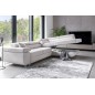 Canapé d'angle convertible en tissu luxe 5 places, ANNECY, couleur ivoire, angle droit (vu de face) Canapé d'angle convertible en tissu luxe 5 places, ANNECY, couleur ivoire, angle droit (vu de face)