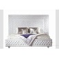 Lit en cuir italien de luxe PALACE, blanc, 140x190 Lit en cuir italien de luxe PALACE, blanc, 140x190