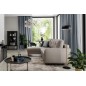 - Canapé d'angle convertible en tissu luxe, rangement - beige, angle gauche (vu de face), ROXANE, 4 places - Canapé d'angle convertible en tissu luxe, rangement - beige, angle gauche (vu de face), ROXANE, 4 places