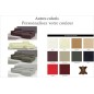 Canapé d'angle en cuir italien 5 places PERLE, couleur personnalisée, angle droit Canapé d'angle en cuir italien 5 places PERLE, couleur personnalisée, angle droit