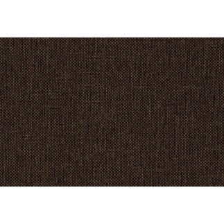 Canapé d'angle convertible en tissu luxe, rangement - chocolat, angle gauche (vu de face), ROXANE