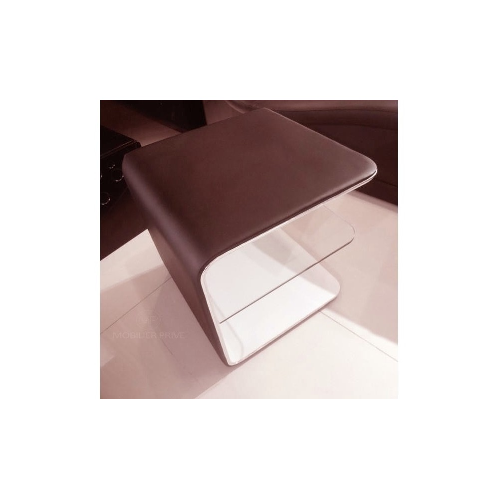 - Chevet de qualité supérieure ELVIN, chocolat (gauche) - Chevet de qualité supérieure ELVIN, chocolat (gauche)