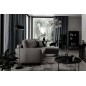 Canapé d'angle convertible en tissu velours luxe, rangement - gris foncé, angle droit (vu de face), ROXANE VELOURS, 4 places Canapé d'angle convertible en tissu velours luxe, rangement - gris foncé, angle droit (vu de face), ROXANE VELOURS, 4 places